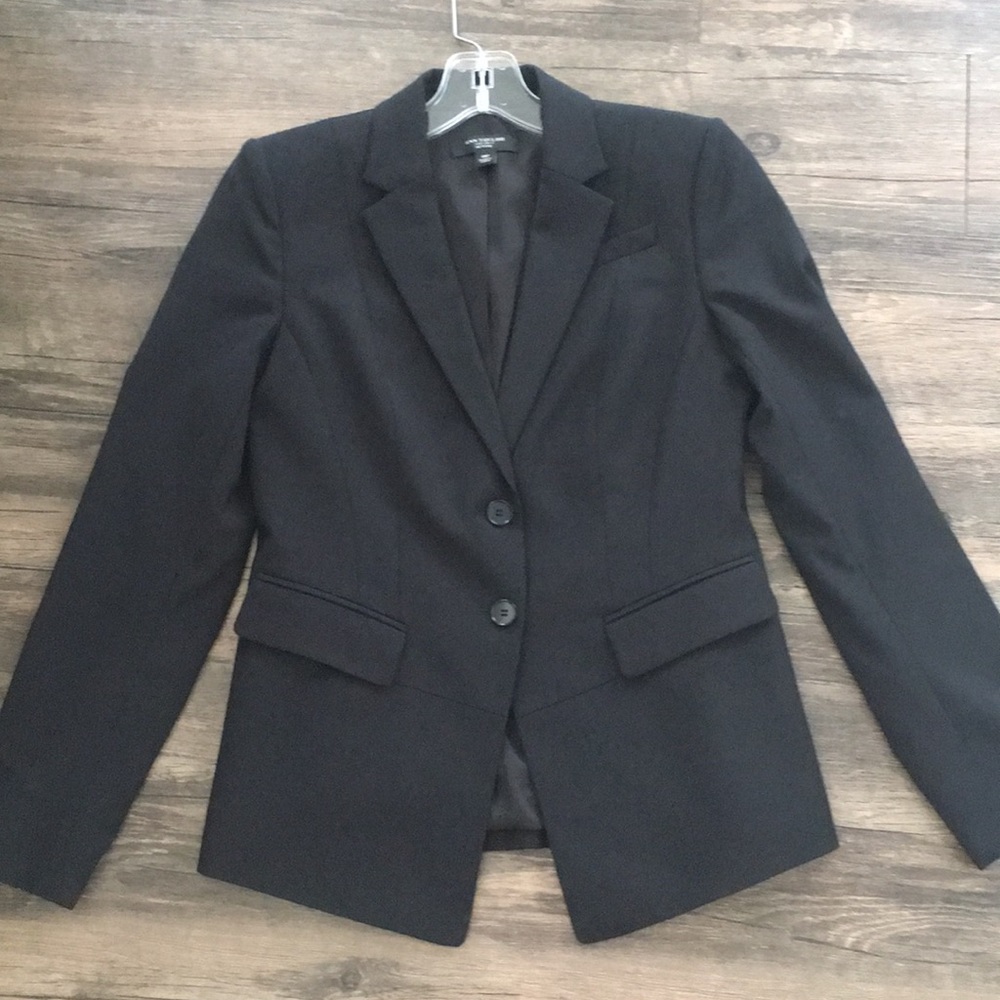 Black Ann Taylor suit jacket SZ petite 0
